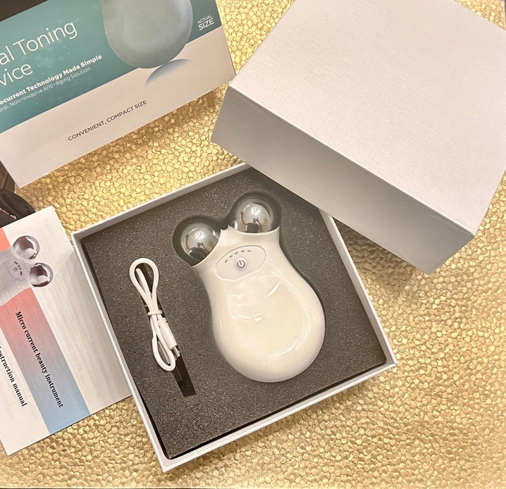 Microcurrent facial toning massager for skin firming in Frankfort, IL