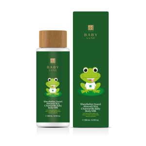 Baby Lux sweet almond oil and chamomile body milk, 200ml