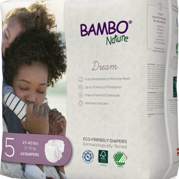 Bambo Nature Dream Baby Diapers Size 5, eco-friendly and comfortable