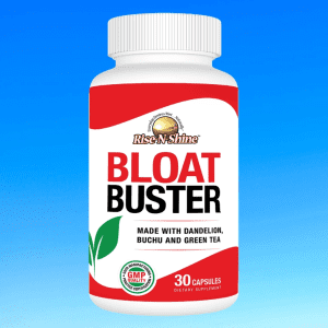 Bloat Buster supplement by Rise-N-Shine for digestive relief and wellness