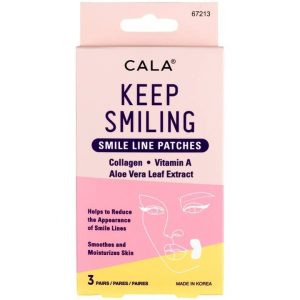Cala smile line wrinkle patches, skincare pack of 3 for smooth skin