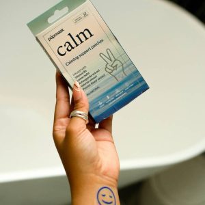 Calm topical vitamin patches for stress and anxiety relief, 12-pack