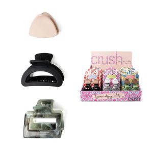 Mini Claw Clip Assortment – 24-Piece Display Pack