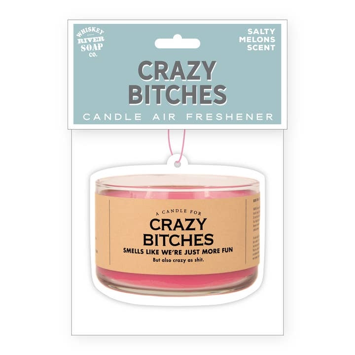Featured image for “Crazy Bitches Air Freshener | Funny Car Air Freshener”