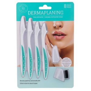 Dermaplaning kit for facial exfoliation and smooth skin
