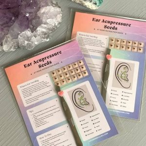 Ear Seeding Acupressure At Home Kit 18pc for relaxation and wellness