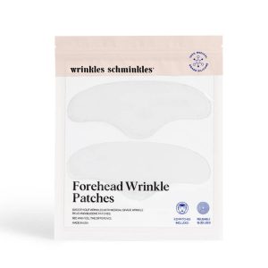 Forehead wrinkle patches for smoothing fine lines and hydration