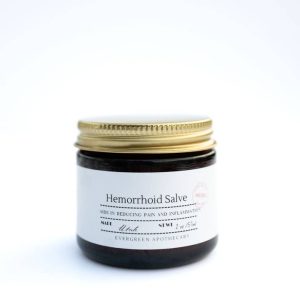 Herbal hemorrhoid salve for natural relief and soothing care