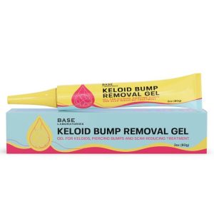 Keloid bump removal gel for scar treatment and skin smoothing