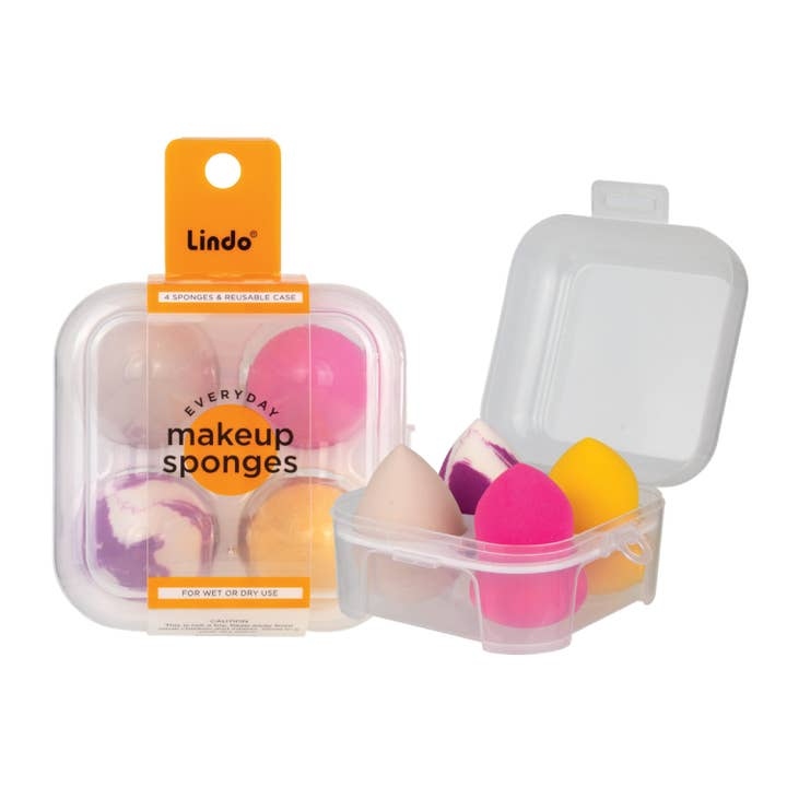 Featured image for “Everyday Makeup Sponges (4-Pack) | Latex-Free Beauty Blenders with Travel Cas”