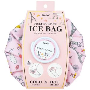 Lindo Multipurpose Large Ice Bag in Paris Pink for pain relief and cooling
