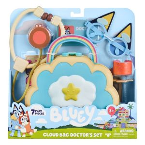 Moose Toys Bluey Cloud Bag Doctor Set for imaginative play