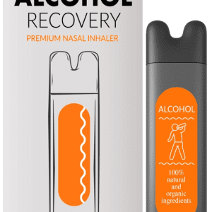 Alcohol hangover recovery aromatherapy inhaler with natural essential oils