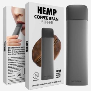 Natranal oxygen inhaler with coffee bean scent for quitting smoking