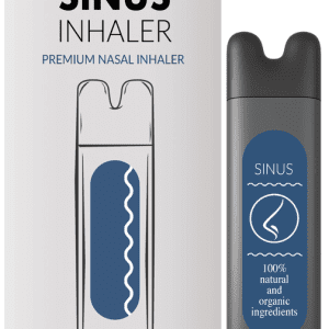 Natural sinus aromatherapy nasal inhaler with soothing essential oils