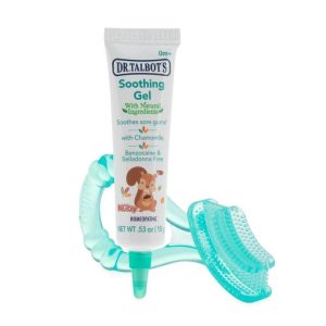 Natural Soothing Gel for Sore Gums with Massaging Toothbrush for gentle relief
