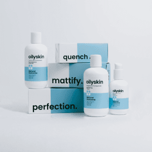 Oil Control Kit with 3-step routine for clear and matte skin