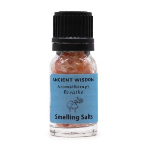 Breathe aromatherapy smelling salt jar for relaxation, available in Frankfort, IL
