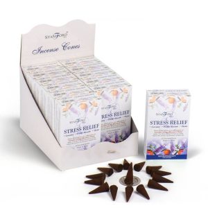Box of 12 handcrafted stress relief incense cones from Frankfort, IL