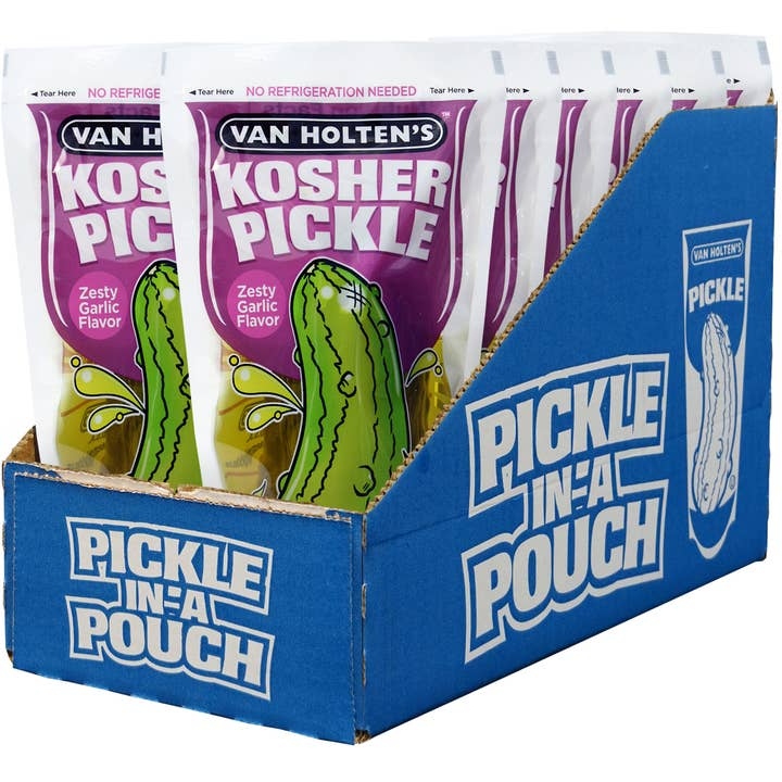 Featured image for “Van Holten’s Zesty Garlic Pickle – Bold & Flavorful Pickle in a Pouch”