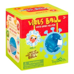 Virus Hand Wash Helper with flashing timer for thorough handwashing