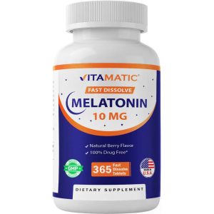 Vitamatic Melatonin 10mg Tablets - 365 Tablets