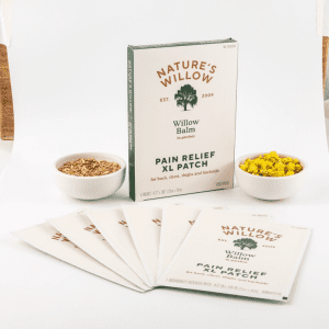 Nature's Willow XL Pain Relieving Patch 24-count bulk case for targeted relief