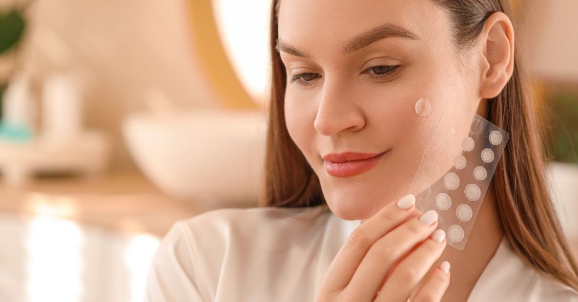 Hydrocolloid acne patches, Overnight acne treatment