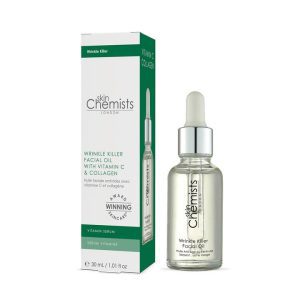 SkinChemists Wrinkle Killer Facial Oil 30ml with natural anti-aging properties